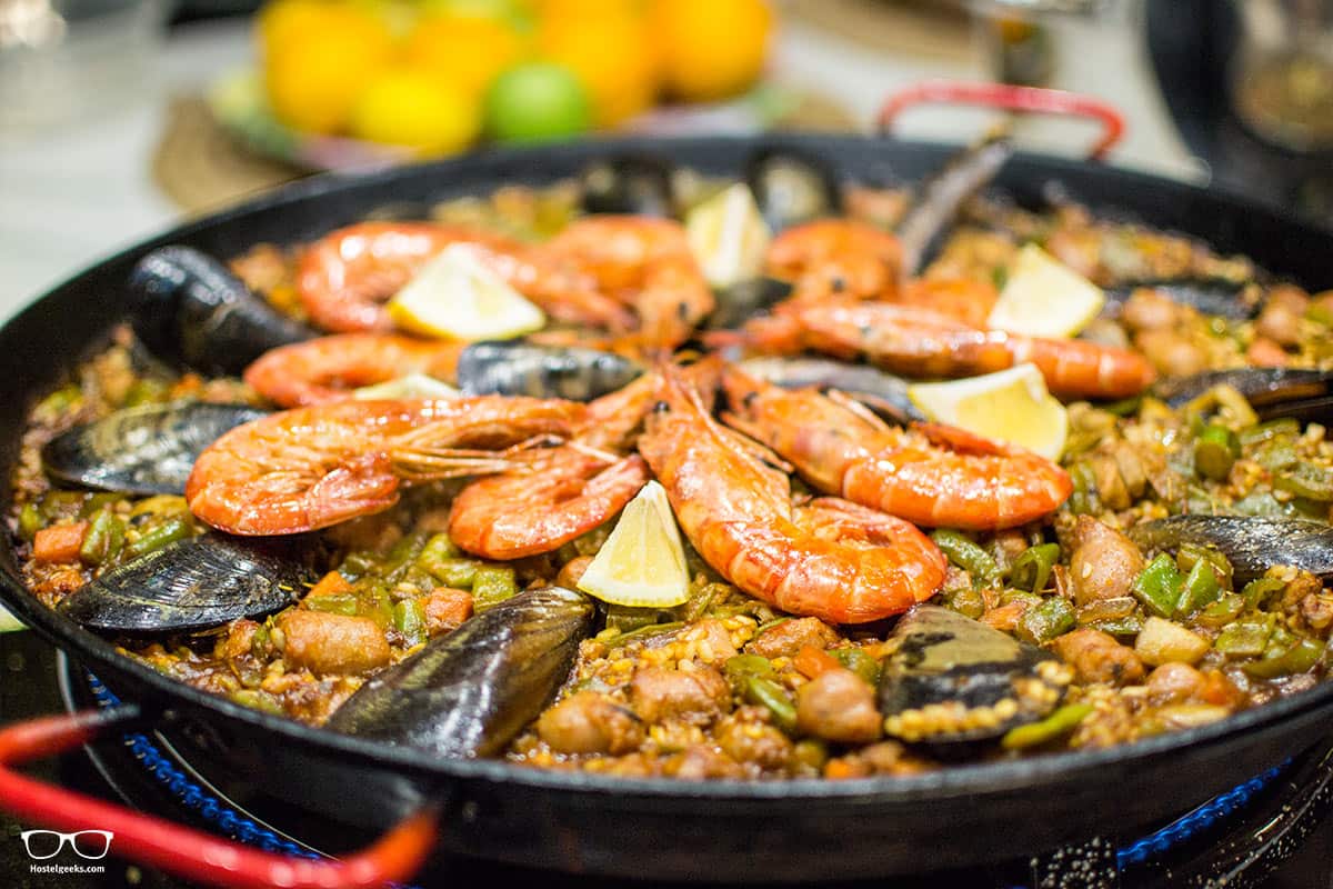 Touch down: The Homemade Paella!